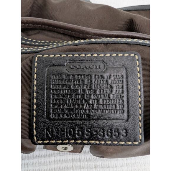 Vintage COACH Soho Leather Pocket Flap Y2K Chocolate Brown Shoulder Bag 3653 - Picture 14 of 16